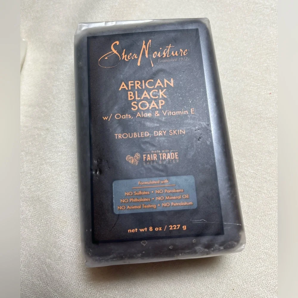 Shea Moisture‎ AFRICAN BLACK SOAP, SHEA BUTTER SOAP